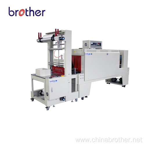 Bropack AUTO Heat Blue Shrink Sleeve Sealer& Shrink Tunnel Film Wrapping Machine ST6040A+BSE6040A